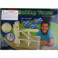 Игрушка-набор «Деревянная парковка» для детского творчества.