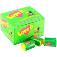 Жевательная резинка Love is... со вкусом яблока и лимона, 420 г