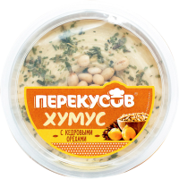 

Хумус с кедров. орехами "ПЕРЕКУСОВЪ"150г