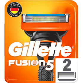 Смен­ные кас­се­ты «Gillette» Fusion, для муж­ской бритвы, 2 шт