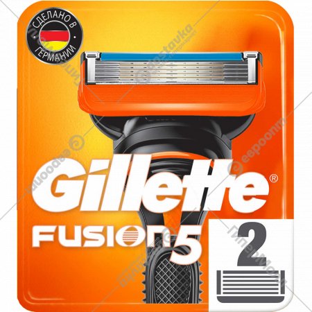 Сменные кассеты «Gillette» Fusion, для мужской бритвы, 2 шт