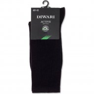 Носки мужские «DiWaRi» ACTIVE, размер 25, 000, черный
