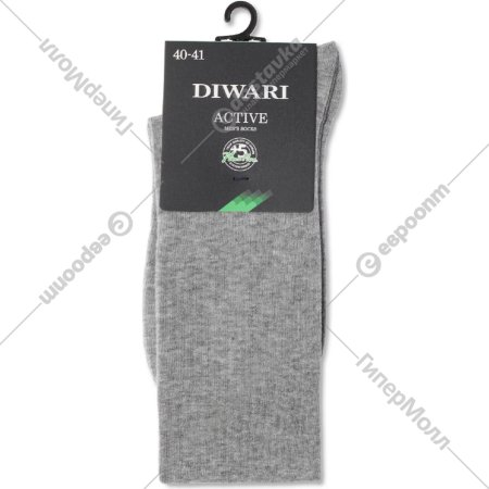 Носки мужские «DiWaRi» Active, 20С-19СП, серый, размер 29