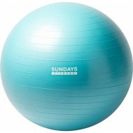 Фитбол гладкий «Sundays Fitness» IR97403, голубой, 75 см