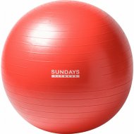 Фитбол гладкий «Sundays Fitness» IR97403, красный, 75 см