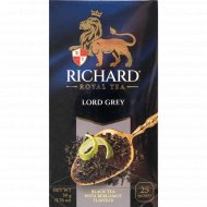 Чай черный «Richard» с ароматом бергамота и лимона, 25 пакетиков