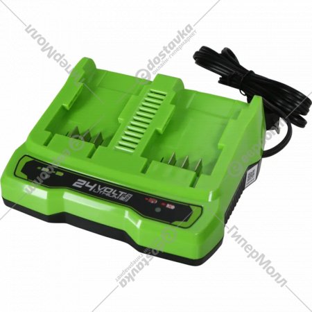 Зарядное устройство для аккумулятора «Greenworks» G24X2UC2, 2931907
