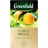 Чай пак«GREENFIELD»(зел,ЦитрБр)25п,37.5г