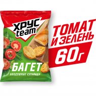 Сухарики «Хрусteam Багет» со вкусом томата и зелени 60 г.