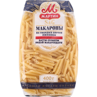 

Макароны "МАРТИН" (перья №1) 400г