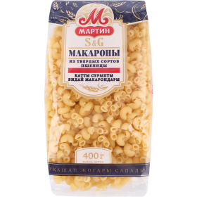 Макаронные изделия «Мартин» рожки капля, 400 г