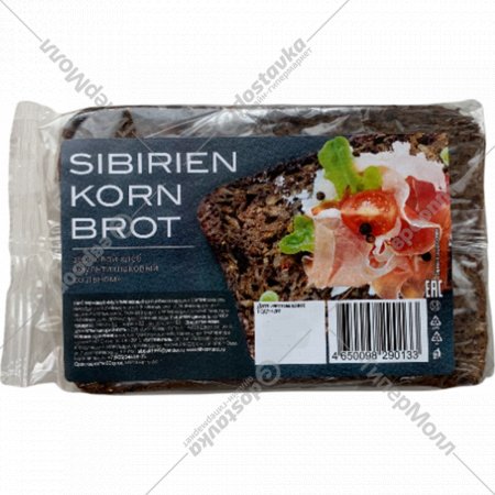Хлеб «Sibirien korn brot» зерновой, мультизлаковый, со льном, нарезанный, 280 г