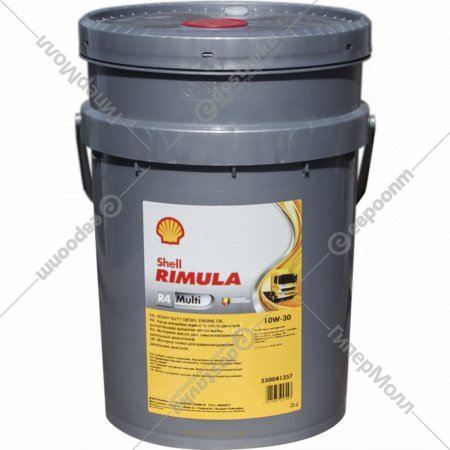 Моторное масло «Shell» Rimula R4 Multi 10W-30, 550041354, 20 л