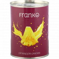 Ананасы консервированные «Franko» кусочки, 565 г