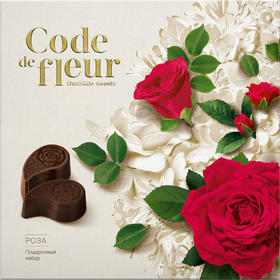 Набор конфет «Комму­нар­ка» Code de fleur роза, 250 г