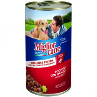 

Корм д/собак"MIGLIOR CANE"(говяд.)1250г