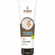 Молочко для тела «Vegan» coconut & almond cream, 250 мл