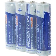 Батарейка Robiton солевая, АА, БЛ13121, 4 шт