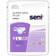 Подгузники для взрослых «Seni» Super Seni Plus, размер large, 100-150 см, 30 шт
