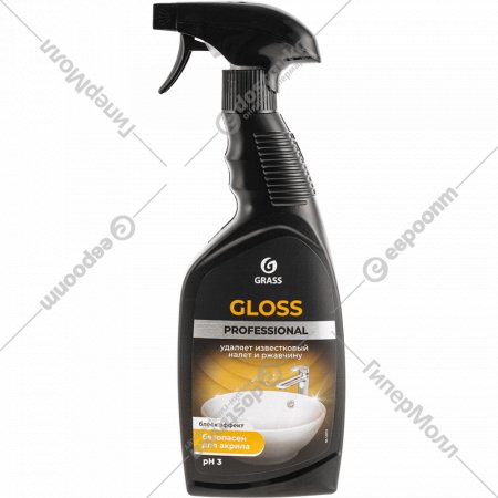 Средство для сантехники «Grass» Gloss Professional, 125533, 600 мл