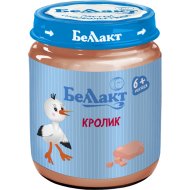 Пюре мясное «Бел­лак­т» кролик, с 6 месяцев, 95 г