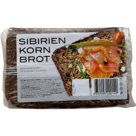 Хлеб «Sibirien korn brot» зер­но­вой, 6 злаков с полбой, на­ре­зан­ный, 280 г  