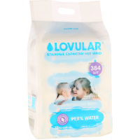

Влажные салфетки "LOVULAR"(4*96 шт/уп)