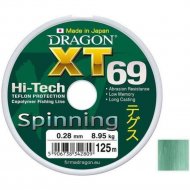 Леска рыболовная «Dragon» XT69 Hi-Tech Spinning, 33-20-328, 125 м, 0.28 мм