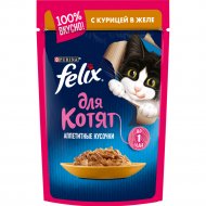 Корм для котят «Felix» с курицей в желе, 85 г
