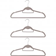 Вешалка для одежды «Miniso» серый, 2010645611101, 3 шт