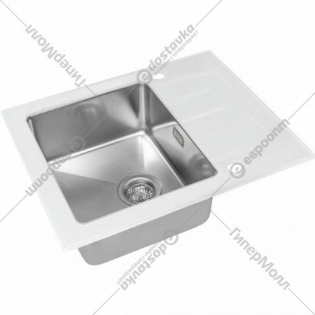 Кухонная мойка «Zorg Sanitary» GS 6250 white