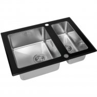 Кухонная мойка «Zorg Sanitary» GS 6750-2 black