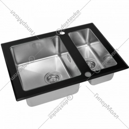 Кухонная мойка «Zorg Sanitary» GS 6750-2 black