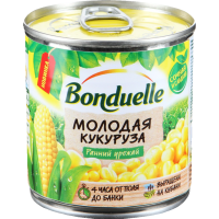 

Кукуруза молодая "BONDUELLE" 212 мл