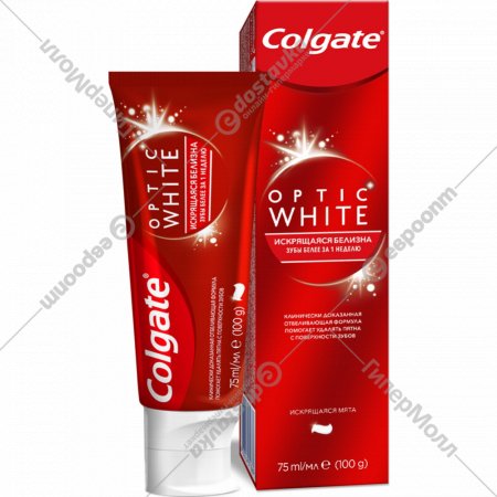 Зубная паста «Colgate» Optic White, 75 мл.