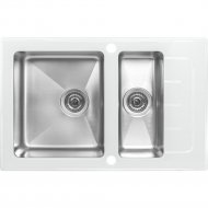 Кухонная мойка «Zorg Sanitary» GS 7850-2 white