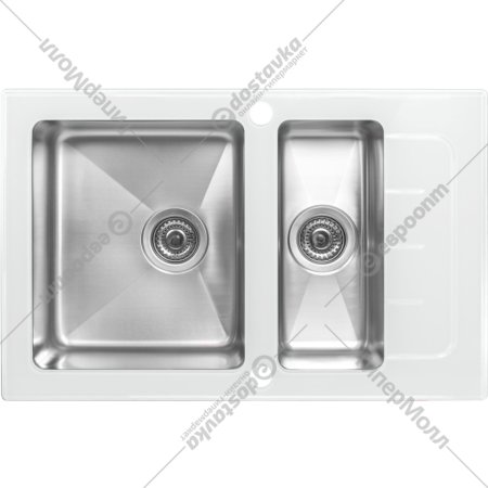 Кухонная мойка «Zorg Sanitary» GS 7850-2 white