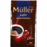 

Кофе"FRISCH MULLER" (нат,жар,молот) 500г