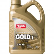 Моторное масло «Teboil» Gold L 5W-40, 3475041, 4 л