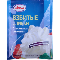 

Взбитые сливки "ALEVA" (ар.сметаны) 40г