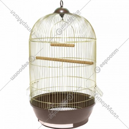 Клетка для птиц «Dayang» 330G, золотой, 40х70 см