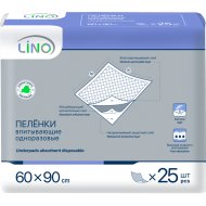 Пеленки впитывающие «Lino» 60 х 90 см, 25 шт