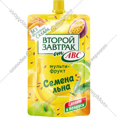 Десерт фруктовый «Второй завтрак» с семенами льна, 200 г