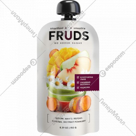 Пюре «Fruds» из яблок, персика и манго, 150 г
