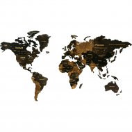 Настенный декор «Woodary» Карта мира, 3148, L, 60х105 см