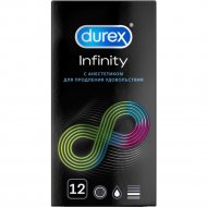 Презервативы «Durex» Infinity, с анестетиком, гладкие, вариант 3, 12 шт