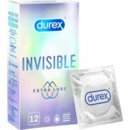 Презервативы «Durex» Invisible Extra Lube, 12 шт