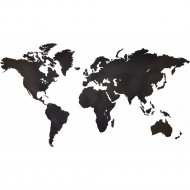 Настенный декор «Woodary» Карта мира, 3153, ХXL, 100х181 см