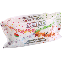

Влажные салфетки "SENSO" (универс)100шт
