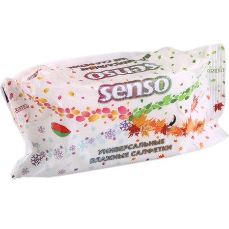 Влажные салфетки Senso универсальные, 100 шт